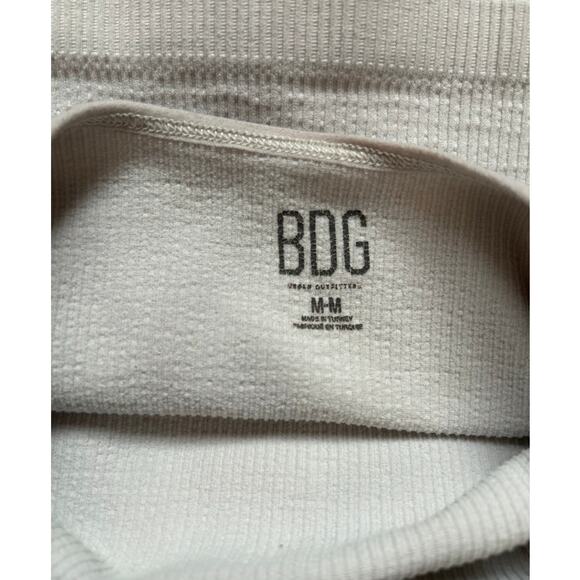 BDG Urban Outfitters Beige Halter Ribbed Seamless Crop Tank Size Medium - Picture 4 of 4